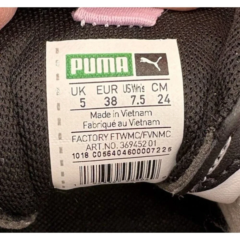 Puma Woman's Thunder Rive Droite deep Lagoon/Orchid Bloom Sneakers Size 7.5